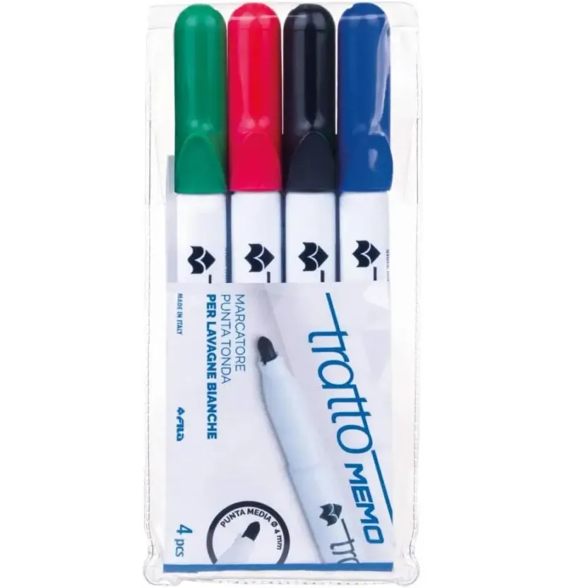 Marcatori per lavagna 4 colori